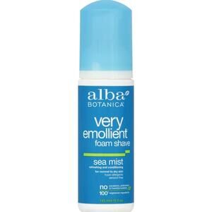 Alba Botanica Foam Shave, Sea Mist, for Normal to Dry Skin 5 fl oz